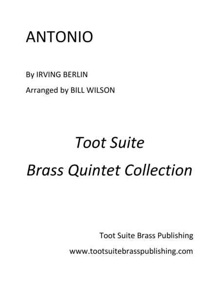 Antonio (arr. Bill Wilson)