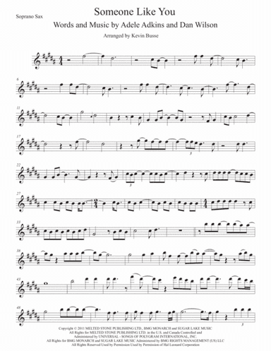 Someone Like You (arr. Kevin Busse)