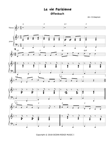 La Vie Parisienne - Overture (arr. D. Gagnon)