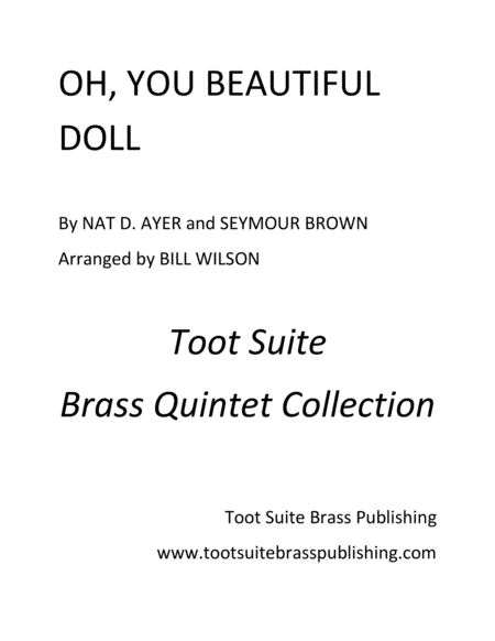 Oh, You Beautiful Doll (arr. Bill Wilson)