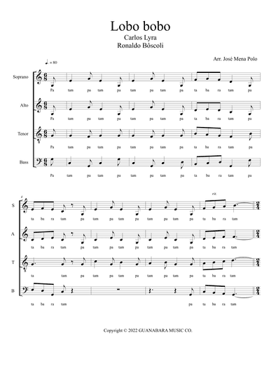 Lobo Bobo (arr. Jose Mena Polo)