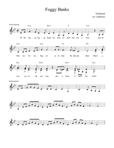 Foggy Banks (arr. Nicole Leonard, Chris Lloyd)