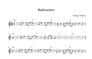 Radioactive (arr. Nathan Kersey-Wilson)
