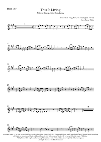 This Is Living (arr. Fabio Britto)