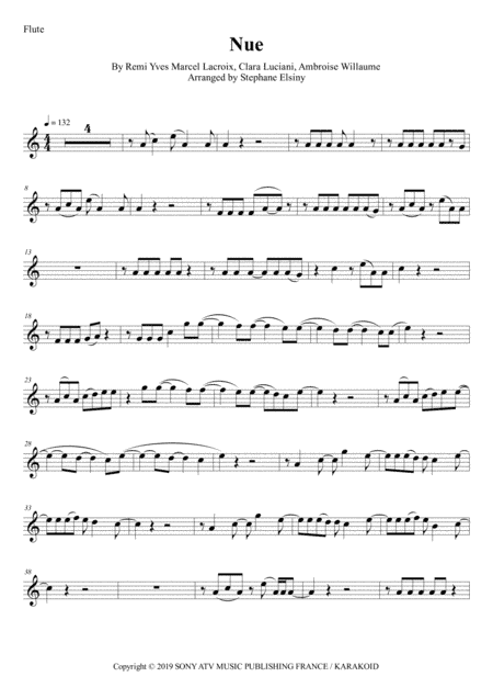 Nue (arr. Stephane ELSINY)