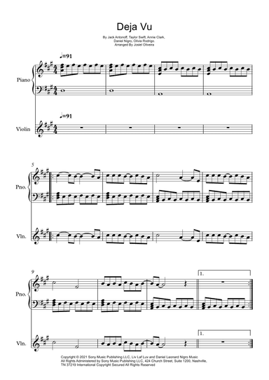 Deja Vu (arr. Josiel Oliveira)
