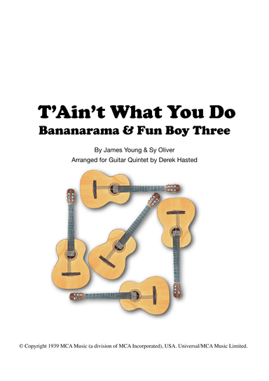 It Ain't What You Do (arr. Derek Hasted)