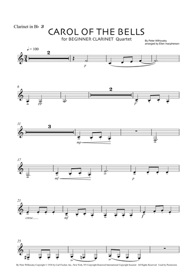 Carol Of The Bells (arr. Ellen Macpherson)
