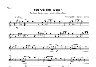 You Are The Reason (arr. Rodrigo Faleiros)