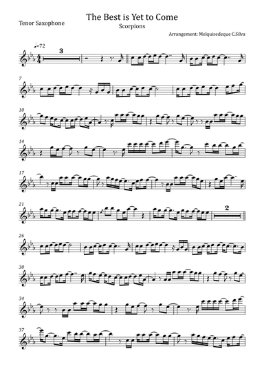 The Best Is Yet To Come (arr. Melquisedeque C.Silva)