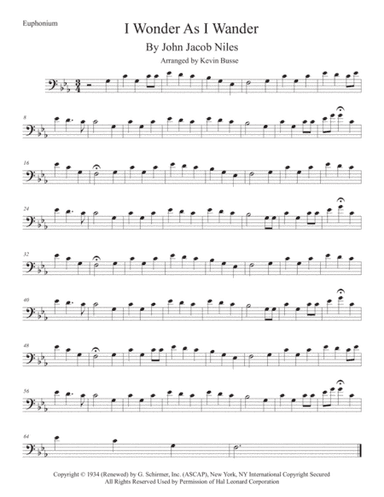 I Wonder As I Wander (arr. Kevin Busse)