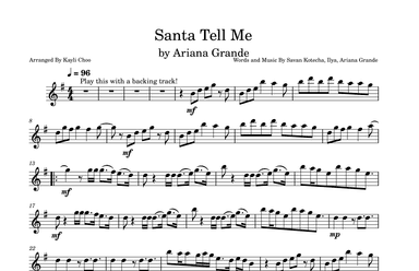 Santa Tell Me (arr. Kayli Choo)