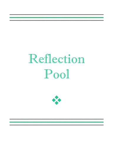 Reflection Pool