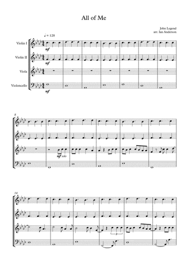 All Of Me (arr. Ian Anderson)
