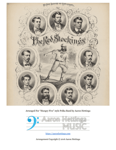 Red Stockings Polka - for "Hungry Five" Polka Band (arr. Aaron Hettinga)
