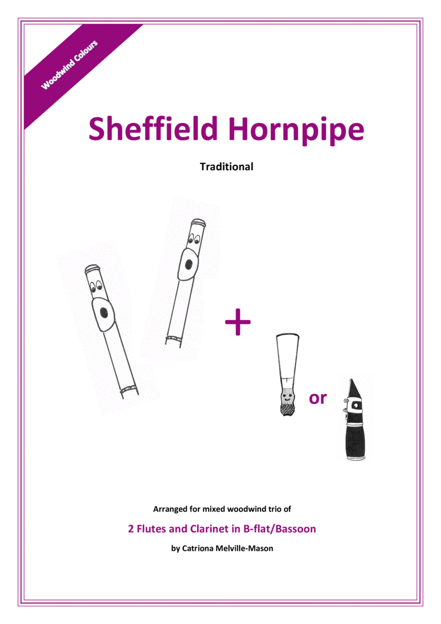 Sheffield Hornpipe (2 flutes & clarinet/bassoon) (arr. Catriona Melville-Mason)