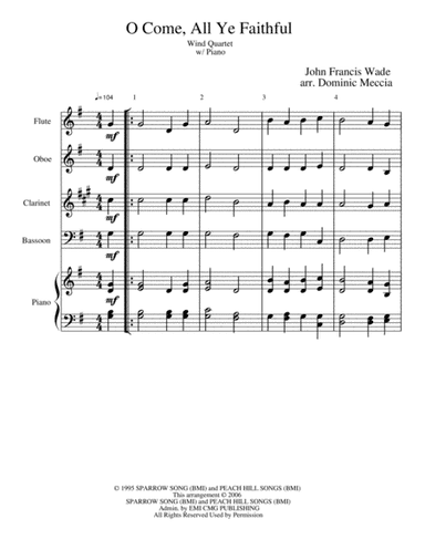 O Come All Ye Faithful (arr. Dominic Meccia)