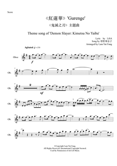 Gurenge (arr. Charles Lam)