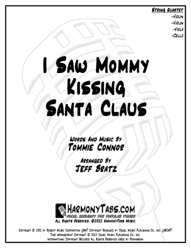 I Saw Mommy Kissing Santa Claus (arr. Jeff Bratz)