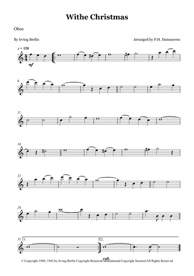 White Christmas (arr. P.H. Damasceno)