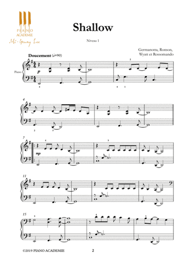 Shallow (arr. Henrique Cantalogo, Mi-Young LEE)