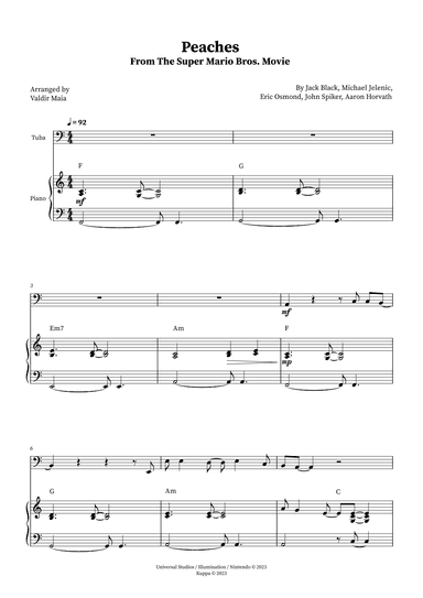 Peaches (arr. Valdir Maia)