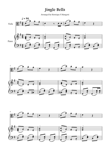 Jingle Bells (arr. Henrique F Mangoni)