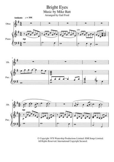 Bright Eyes (arr. Gail Ford)