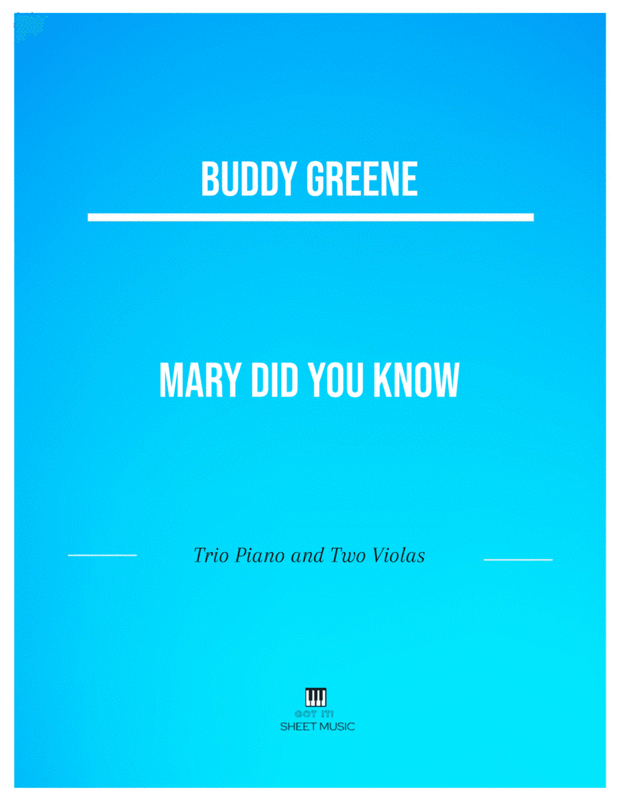 Mary, Did You Know? (arr. ANDRE LAITANO)