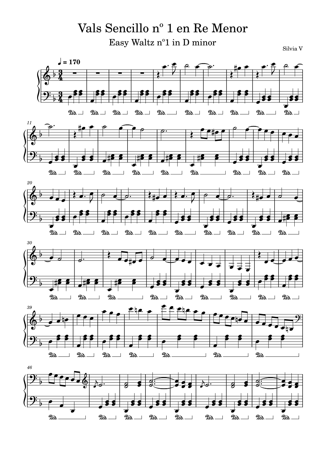 Easy Waltz nº1 in D minor