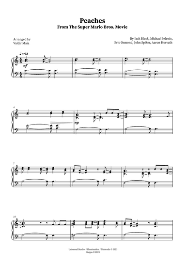 Peaches (arr. Valdir Maia)