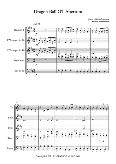 Dragon Ball Gt (arr. João Marcos Maciel)