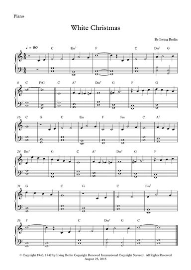 White Christmas (arr. Wesley S. SIlva)