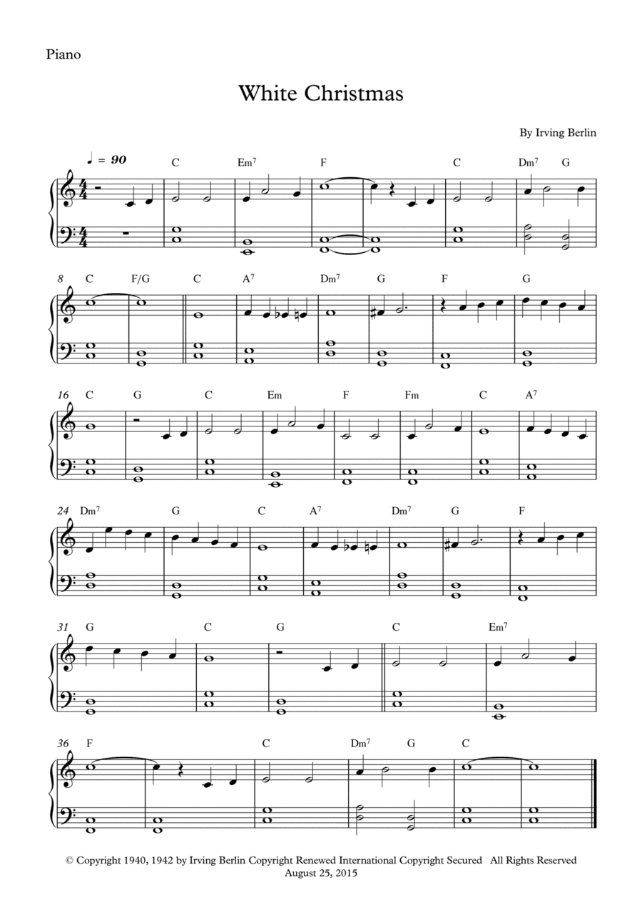 White Christmas (arr. Wesley S. SIlva)