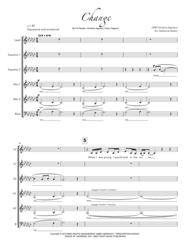 Change (arr. Katherine Bodor)