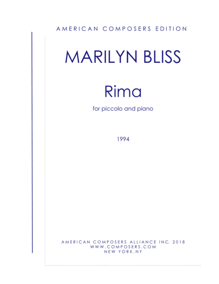 [Bliss] Rima