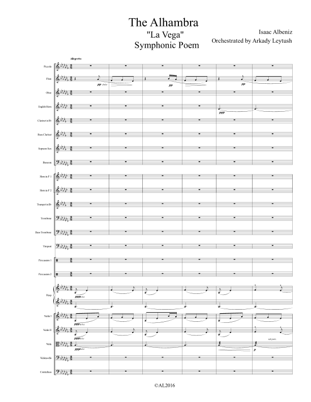 Albeniz/Leytush – "La Vega", (The Alhambra)