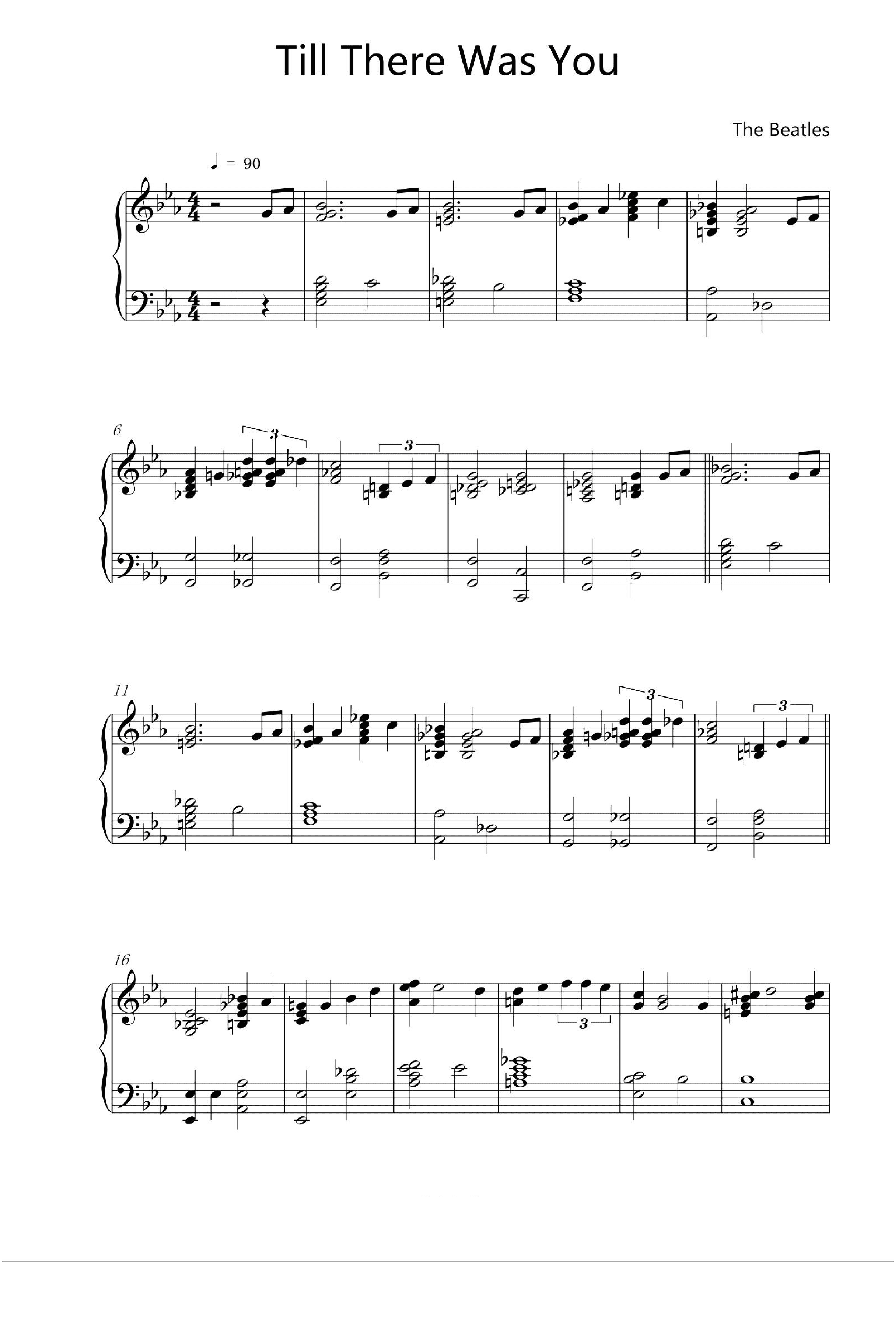 Till There Was You (arr. The Beatles)