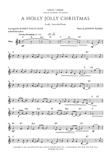 A Holly Jolly Christmas (arr. Danilo “Daca” Alves)