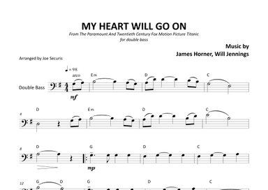 My Heart Will Go On (love Theme From 'titanic') (arr. Joe Securis)
