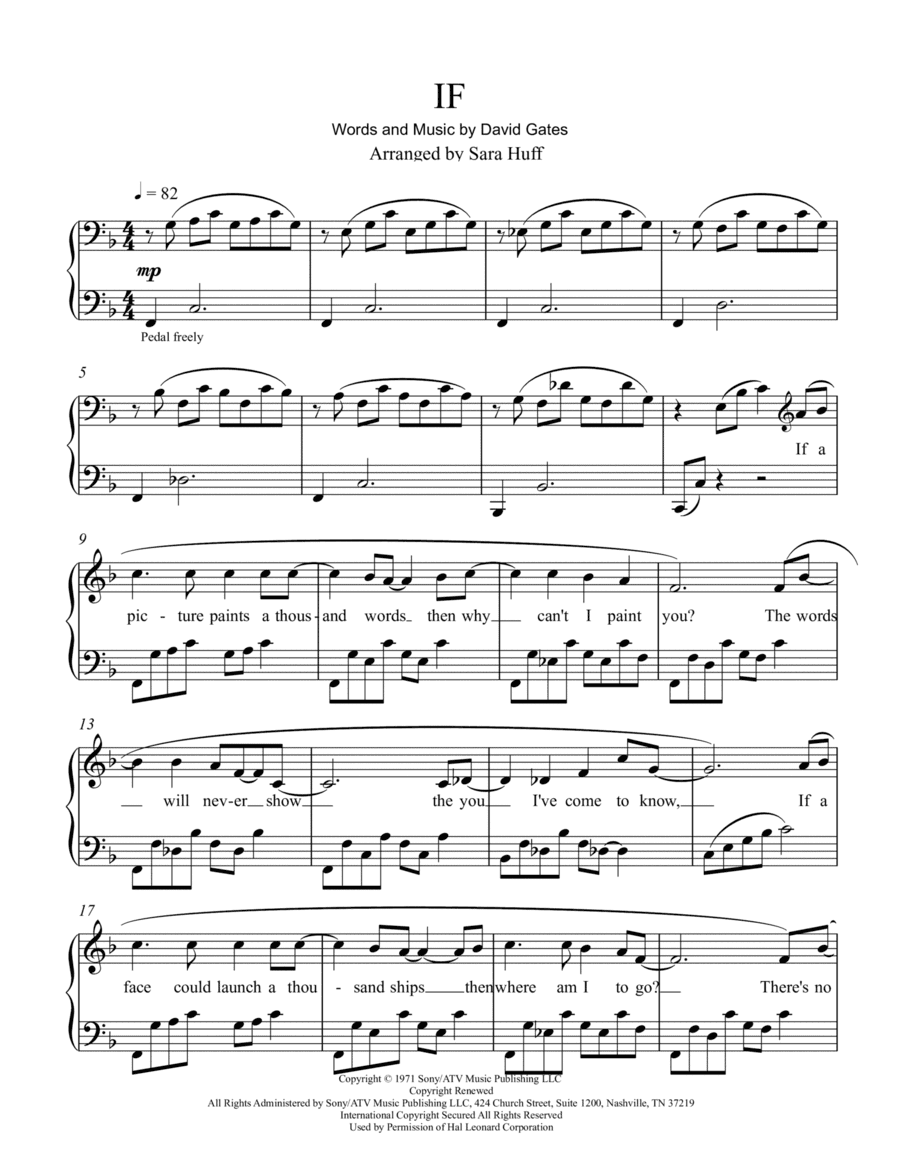If (arr. Sara Huff)