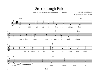 Scarborough Fair (arr. Valdir Maia)