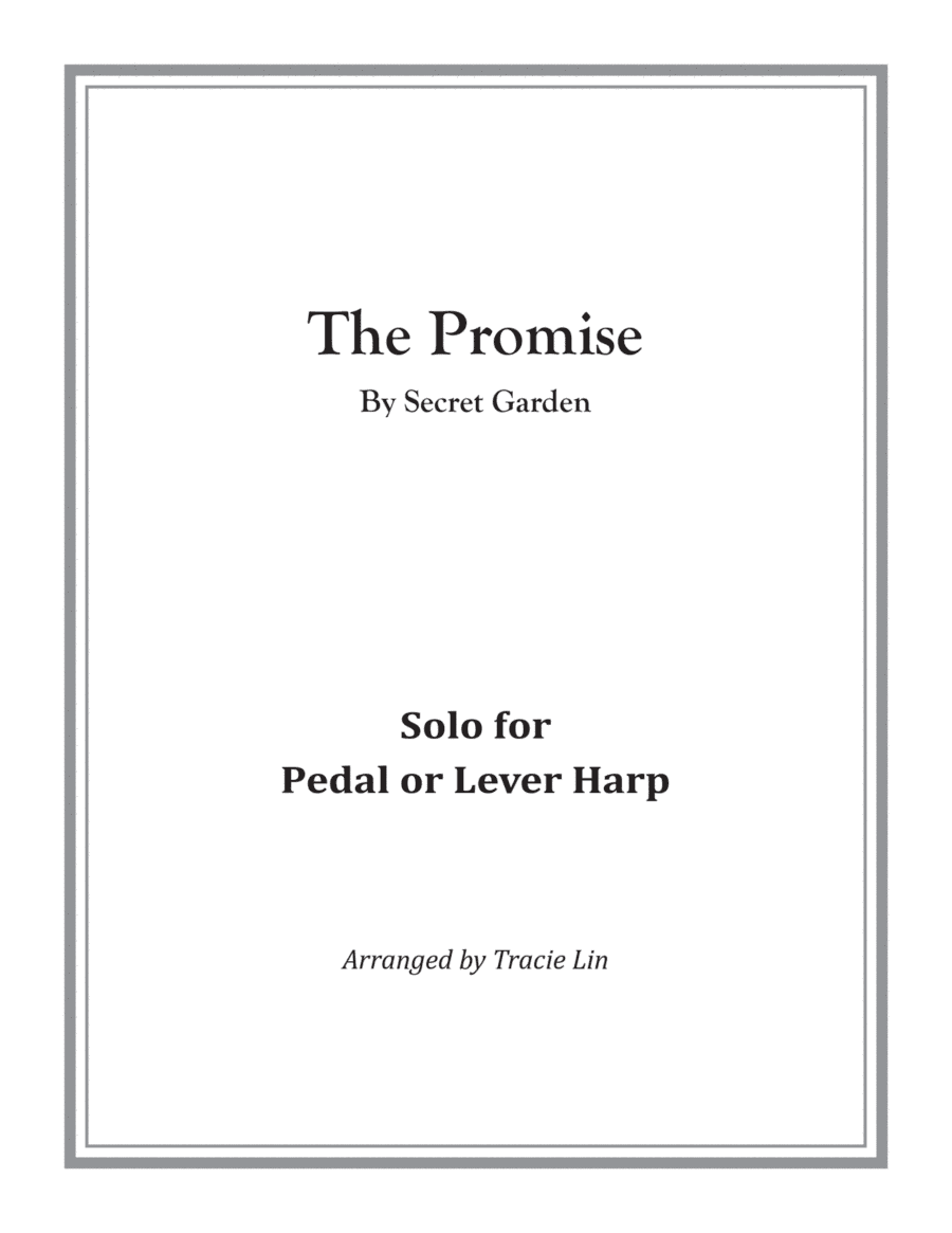 The Promise (arr. Tracie Lin)