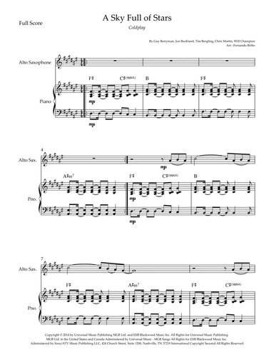 A Sky Full Of Stars (arr. Fernando Britto)