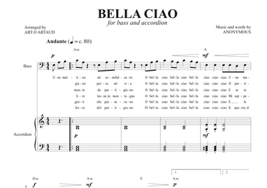 Bella Ciao (arr. Art.o Artaud)