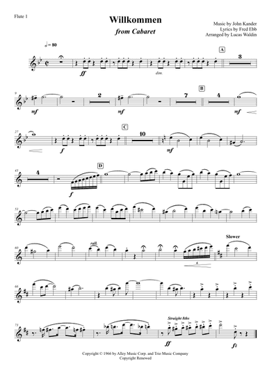 Willkommen (arr. Lucas Waldin)