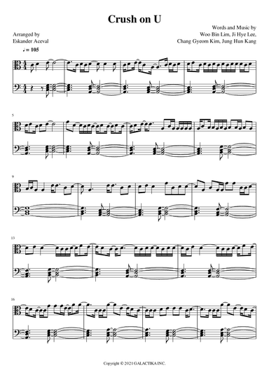 Ban Ha Gess Eo (crush On U) (arr. Eskander Aceval)