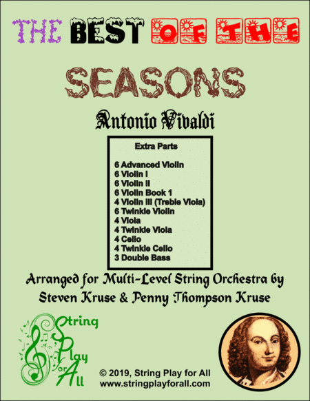 The Best of the Seasons, Extra Parts (arr. Steven Kruse & Penny Thompson Kruse)