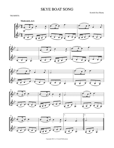 Skye Boat Song (arr. Mark Phillips)