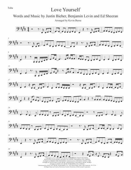 Love Yourself (arr. Kevin Busse)